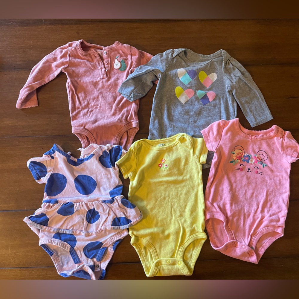 Lot of 5 onesies